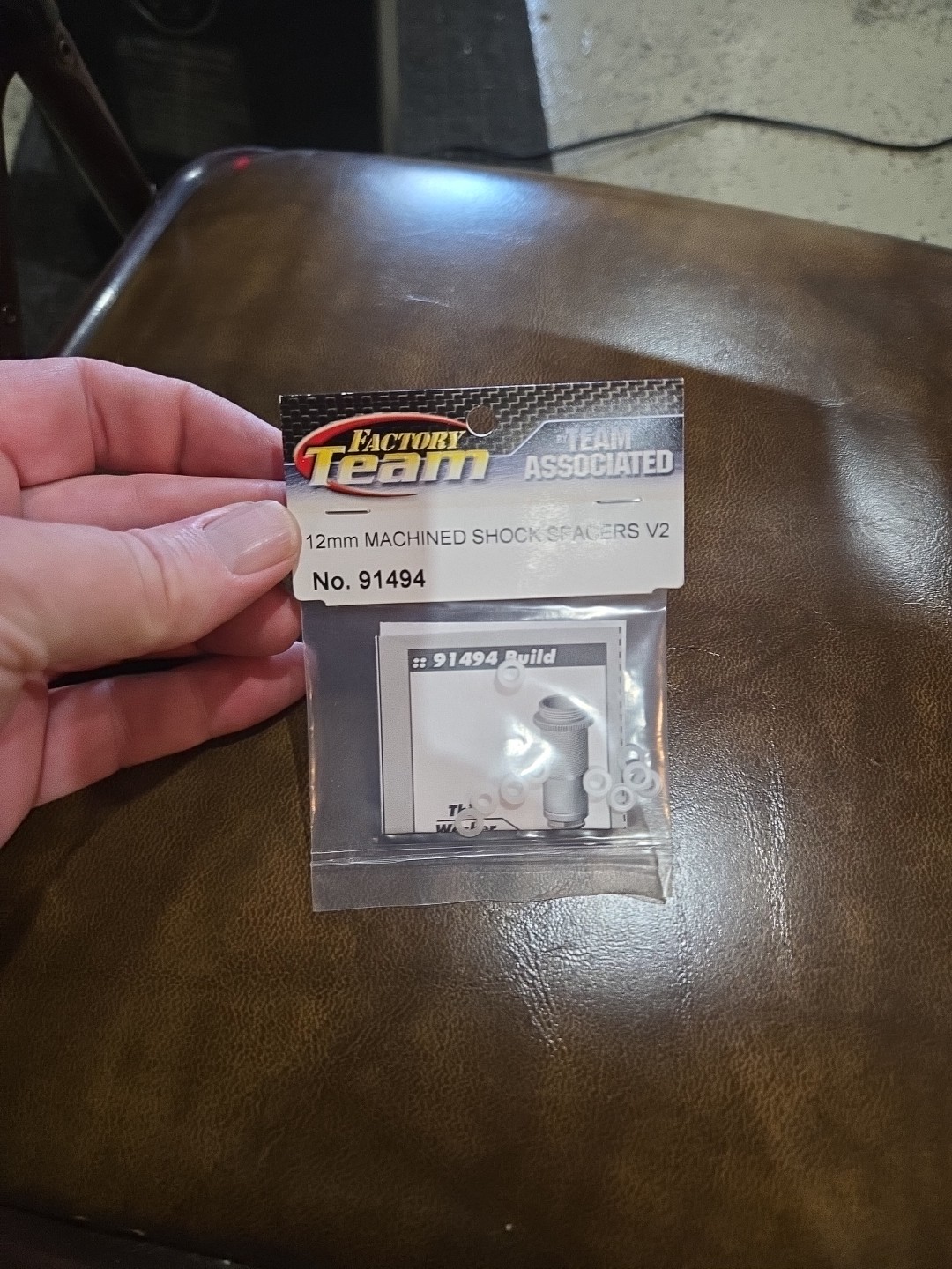 Team Associated 91494 Machined Shock Spacers 12mm V2 NewInPack USA Shipped