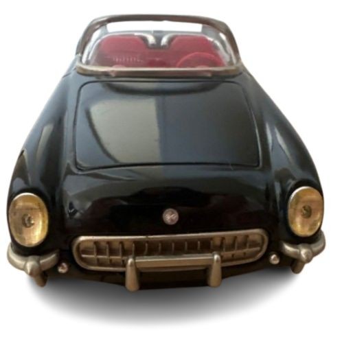 Fifties Chevrolet Corvette 1953 Convertible Tin Toy 1/18 Scale Japan Vintage