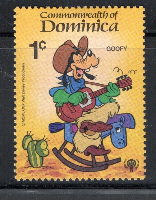 BRITISH DOMINICA  STAMPS DISNEY MINT HINGED LOT 60771