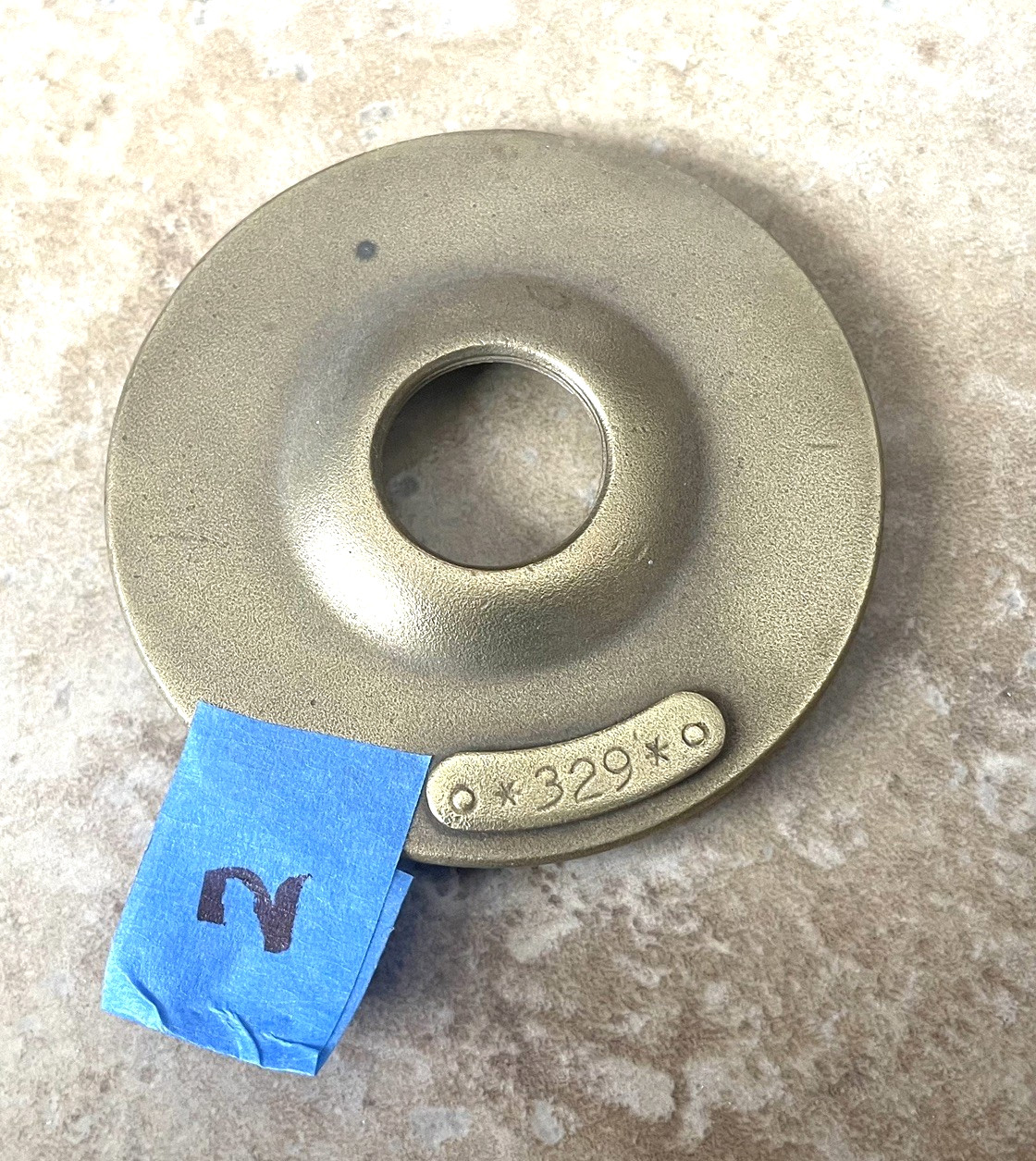 Western Electric *329* Telephone Transmitter Faceplate #2