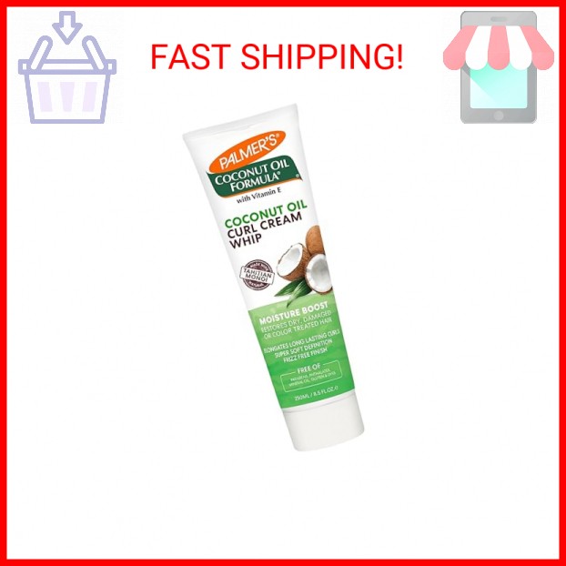 Palmer's Coconut Oil Formula Moisture Boost Curl Whip Cream, 8.5 oz.