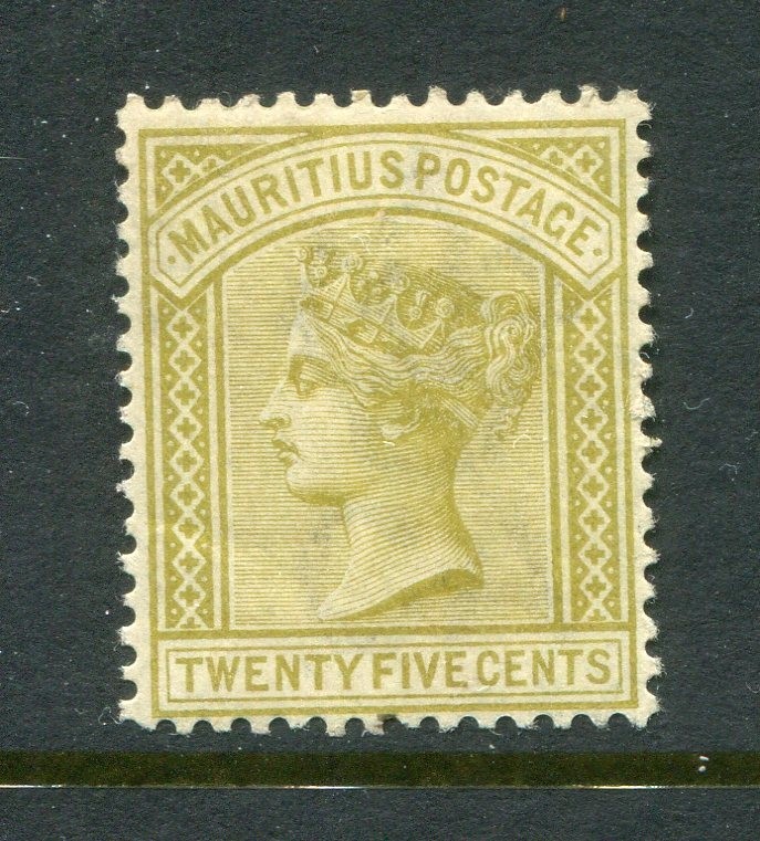 Mauritius #74 Victoria 25 C. [Mint Hinged]