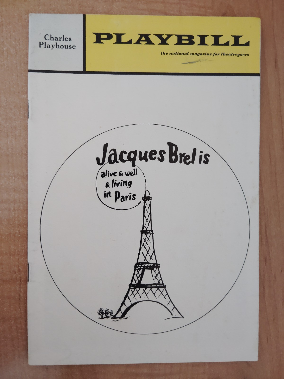 Stan Porter in Jacques Brel is Alive & Well & Living in Paris 1970 Boston