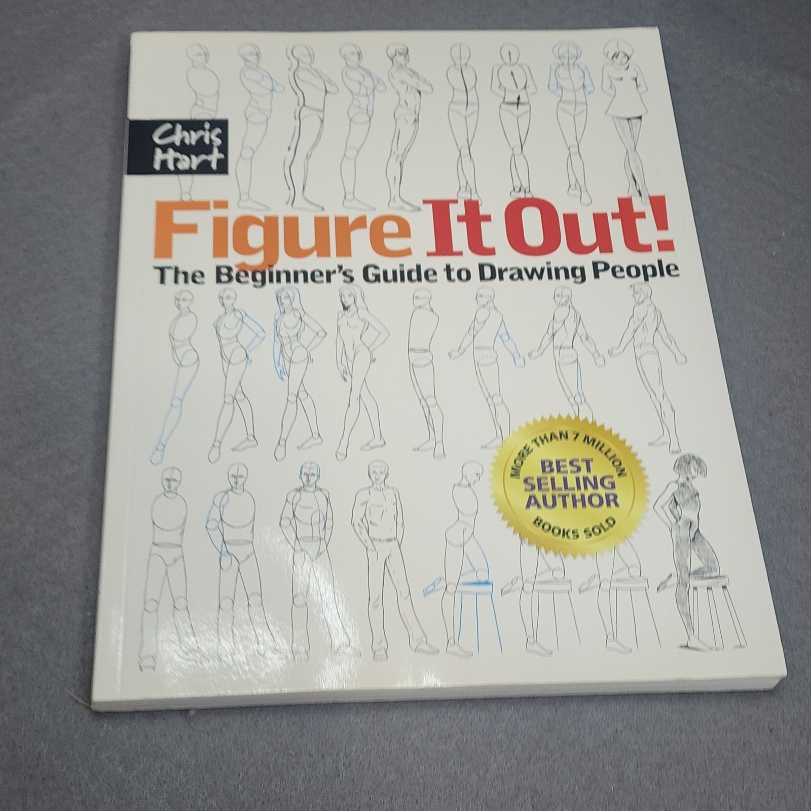 Chris Hart Figure It Out Drawing People Guide Art Instruction Paperback OS