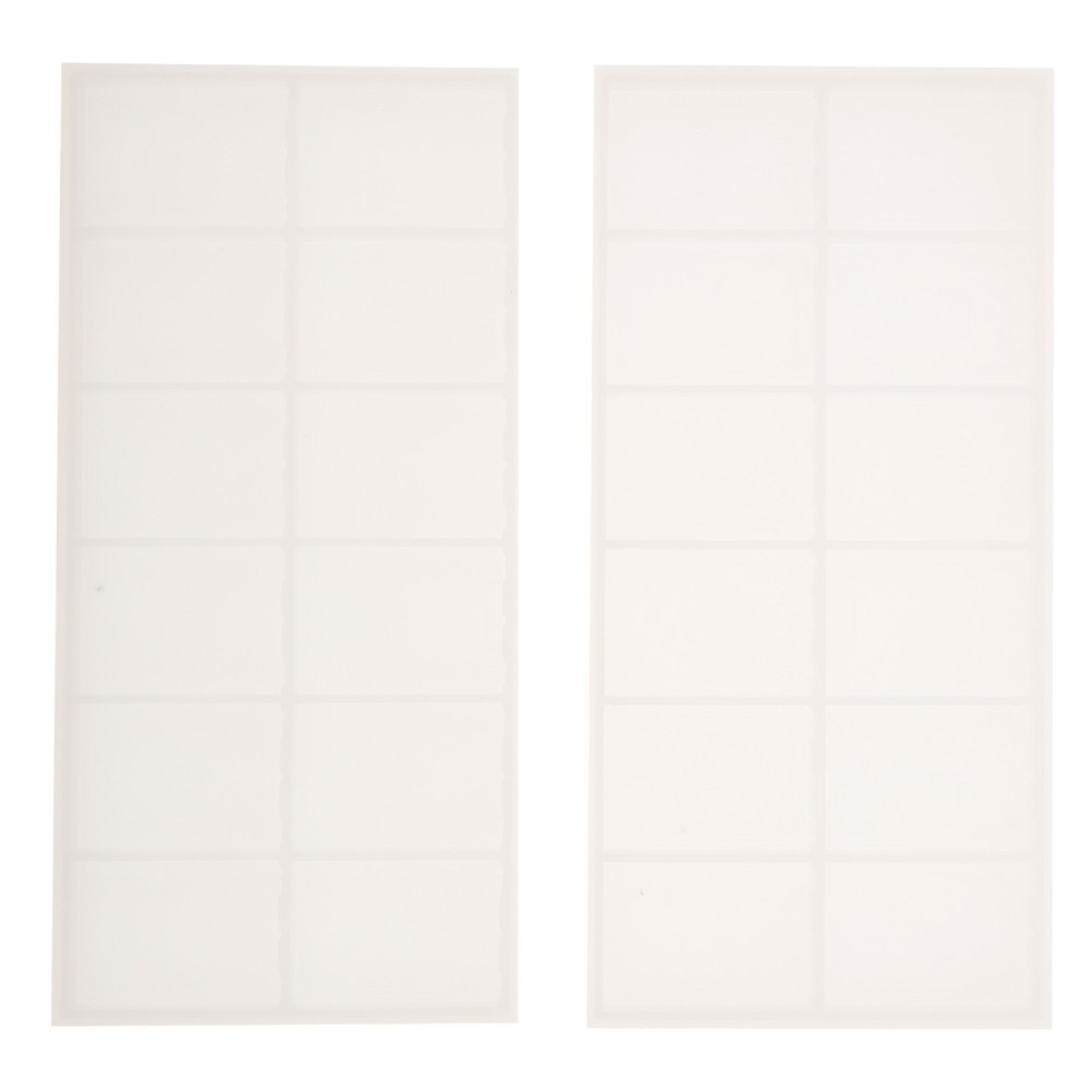 1 Set Tarot Cards Molds Reusable Crafts Molds Flexible White Adornment Mould