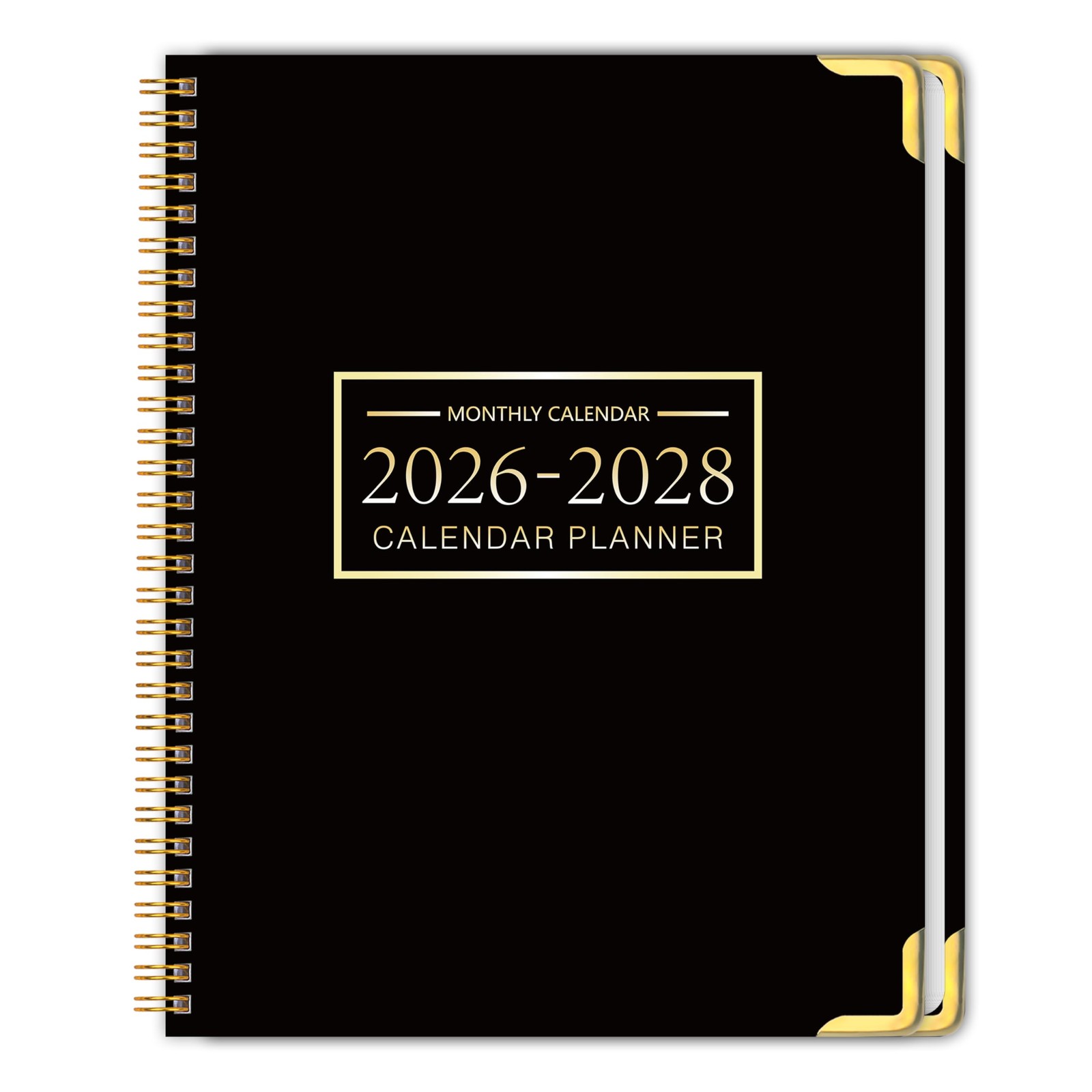 Monthly Planner 2026-2028, 2026-2028 Calendar 36 A4 Jan 2026-Dec 2028, Black 