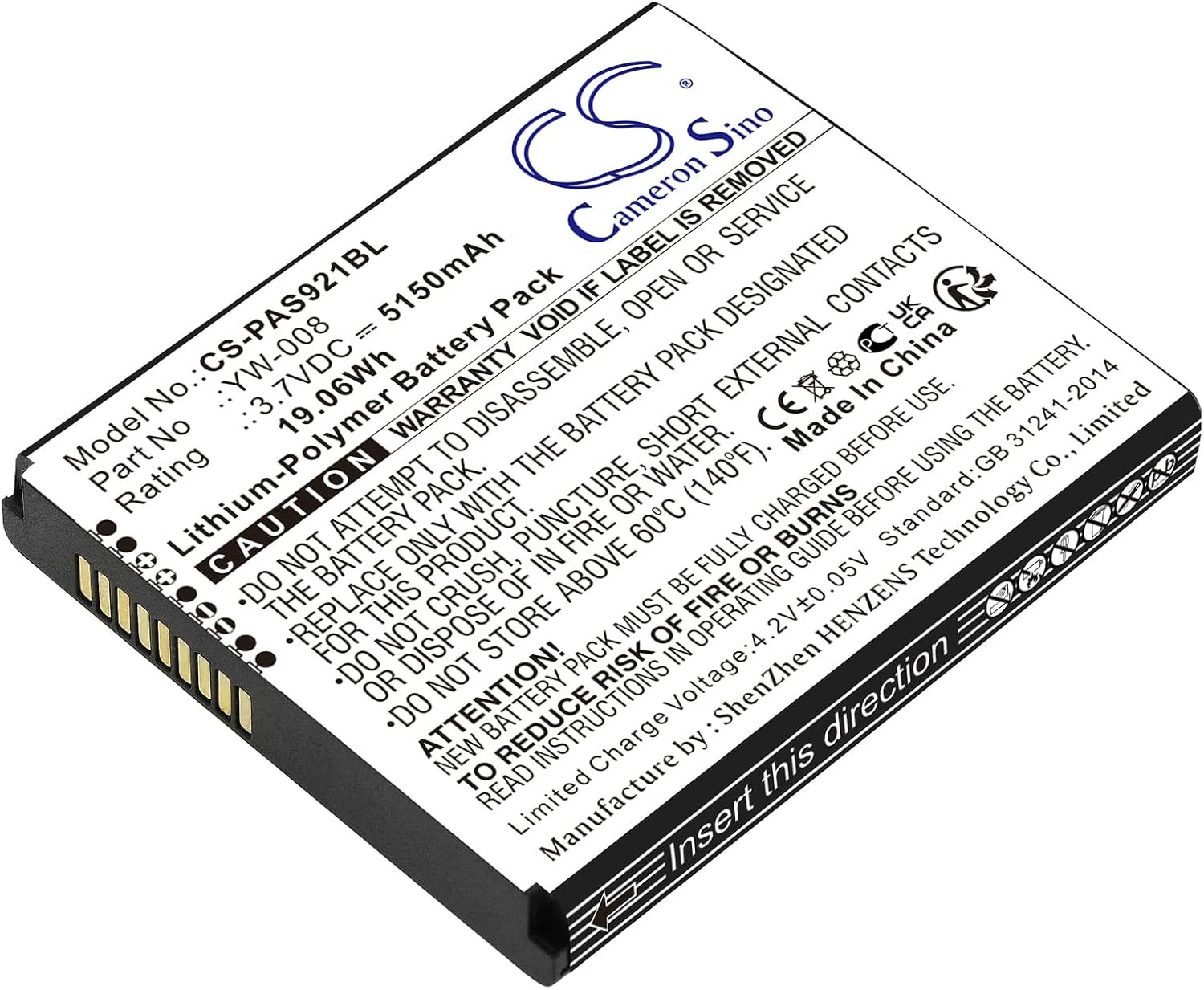 CS Kerui New 5150Mah Replacement Battery for A920 Pro