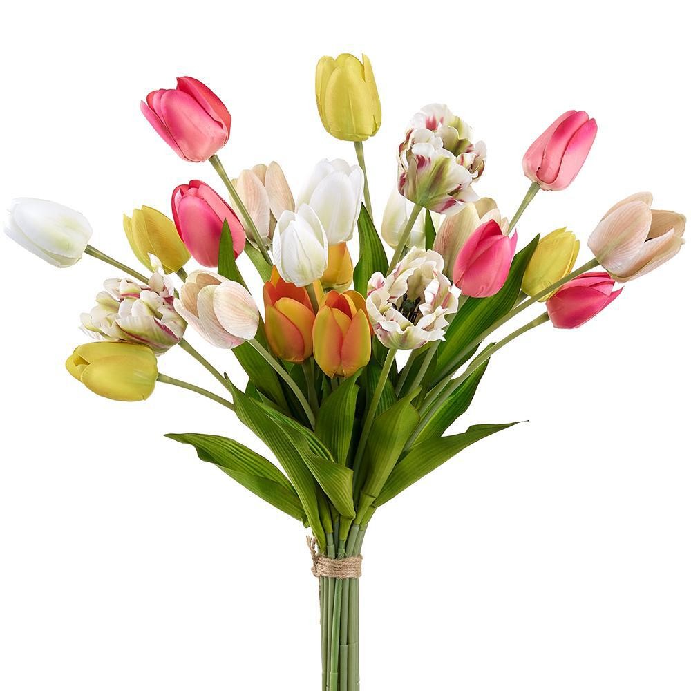 Mixed Tulip Bouquet 21"