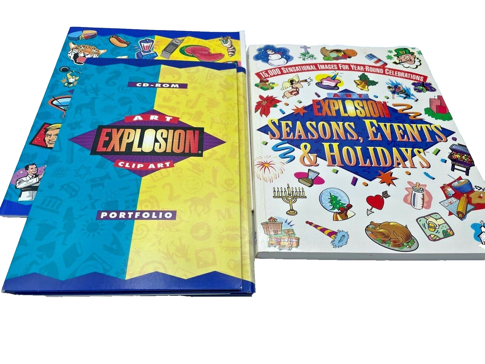 Art Expolsion Clip Art Portfolio with User Manual and Seasons, Events, & Holiday
