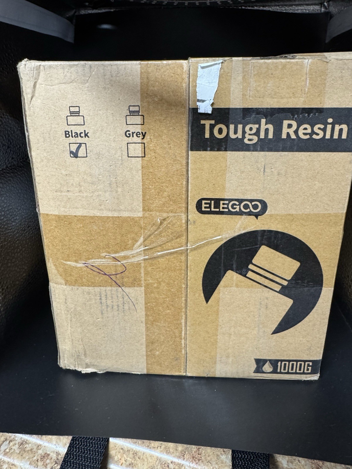 Elegoo Tough Resin 1000G (quantity 4) Color Black