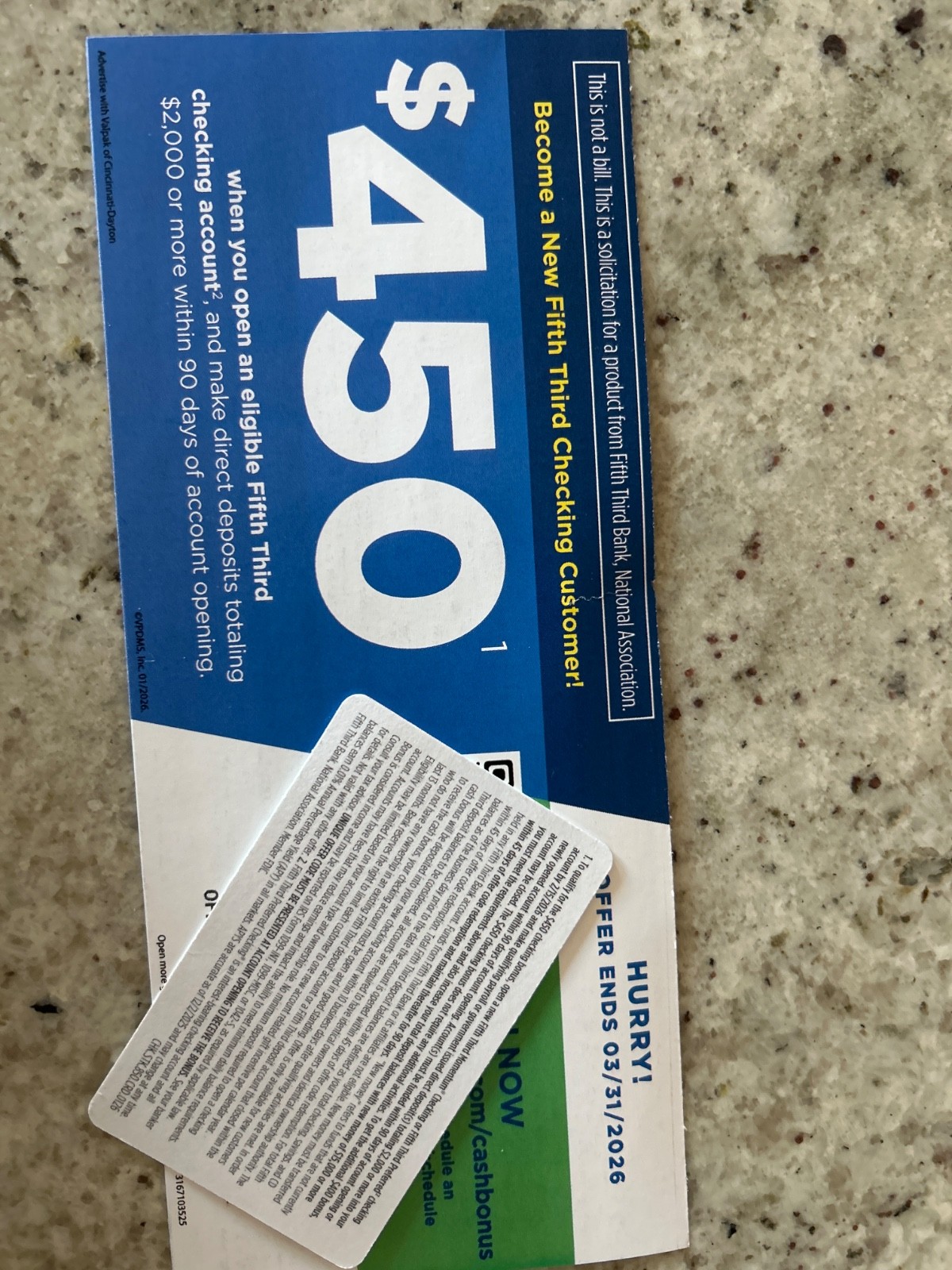 53 bank (fifth third) promotional bonus coupon code