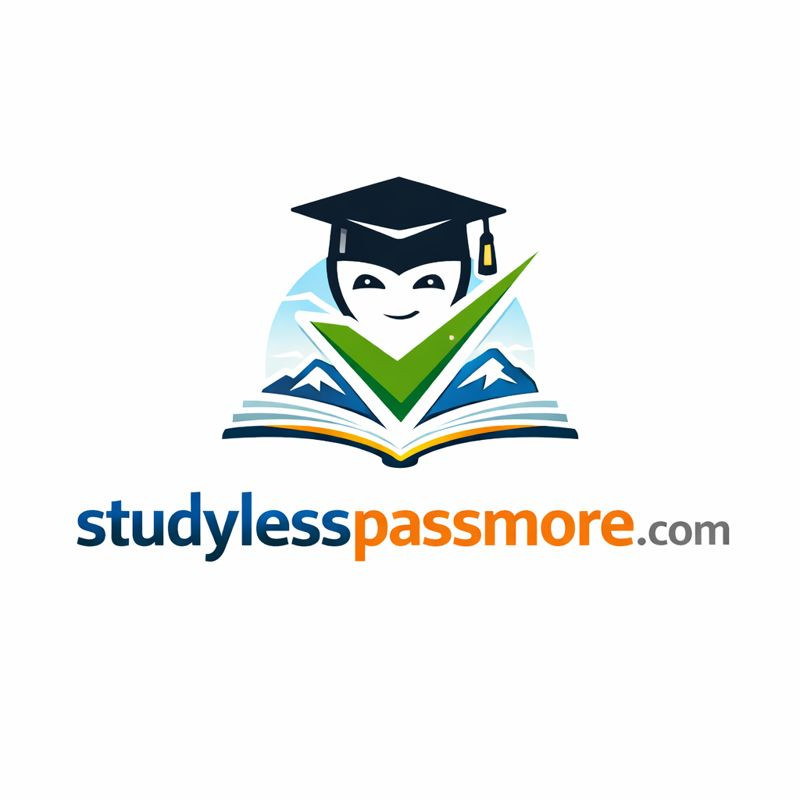 StudyLessPassMore.com – Exam Prep, Study Guides & Learning Brand Domain