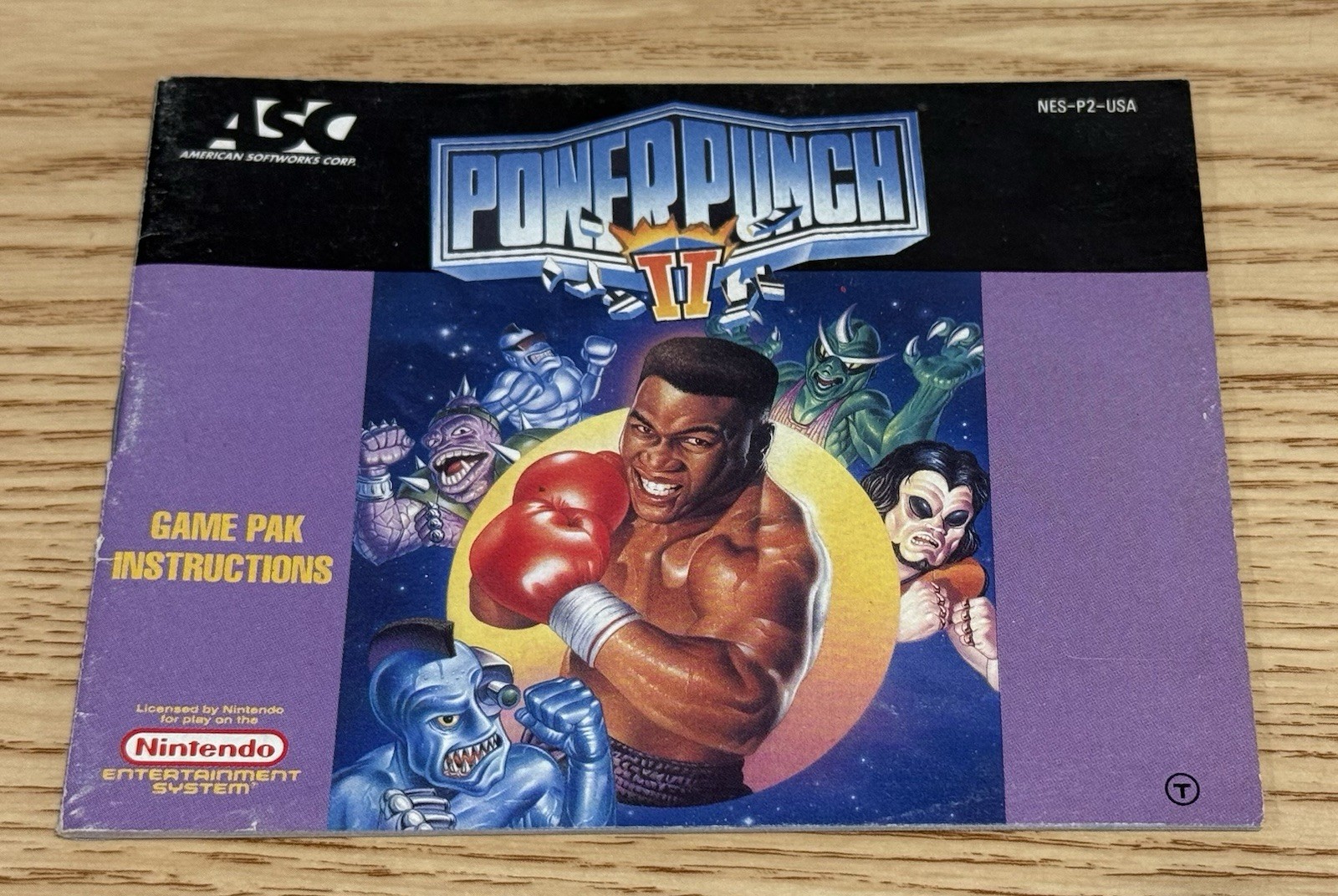 Power Punch 2 NES Manual Only