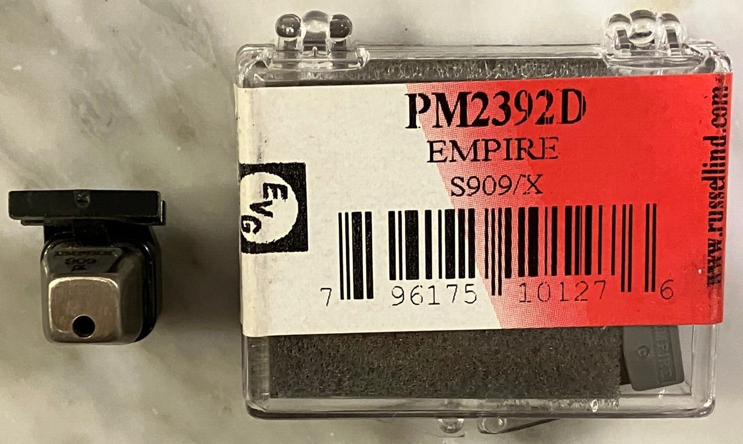 EMPIRE 909 /X CARTRIDGE AND NEW GENUINE EMPIRE S909 /X STYLUS IN ORIGINAL CASE