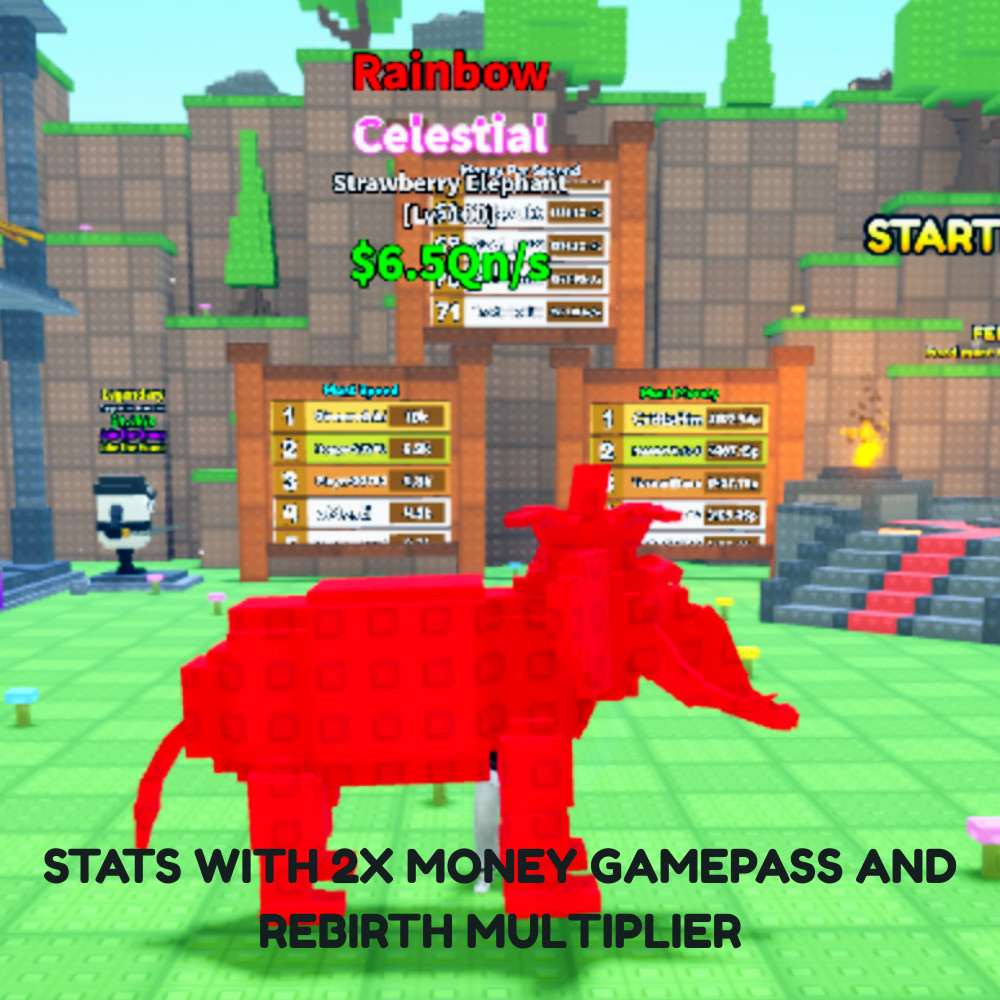 Strawberry Elephant Rainbow Max Level | Survive LAVA for Brainrots! |RARE