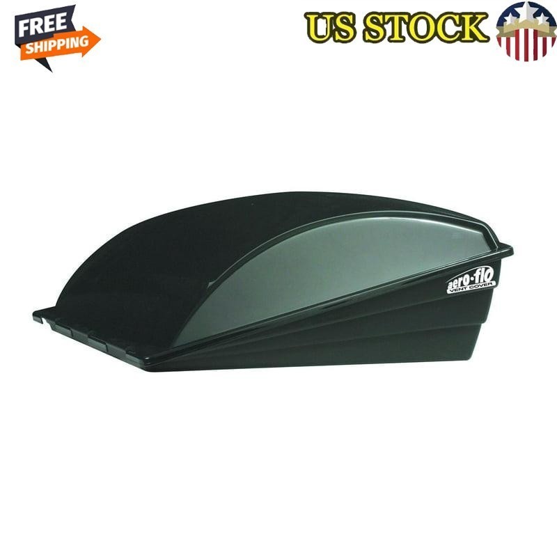 Aero-Flo RV Roof Vent Cover 14x14 Black Plastic 40711 UV Stabilized Vent New