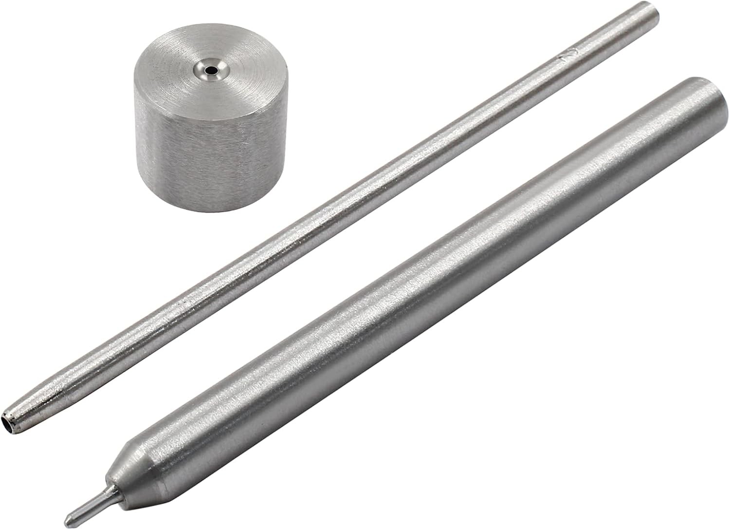 Litoexpe Eyelet Hole Punch Die Tool, 2mm Grommet Setter Hollow Punch (Includes B