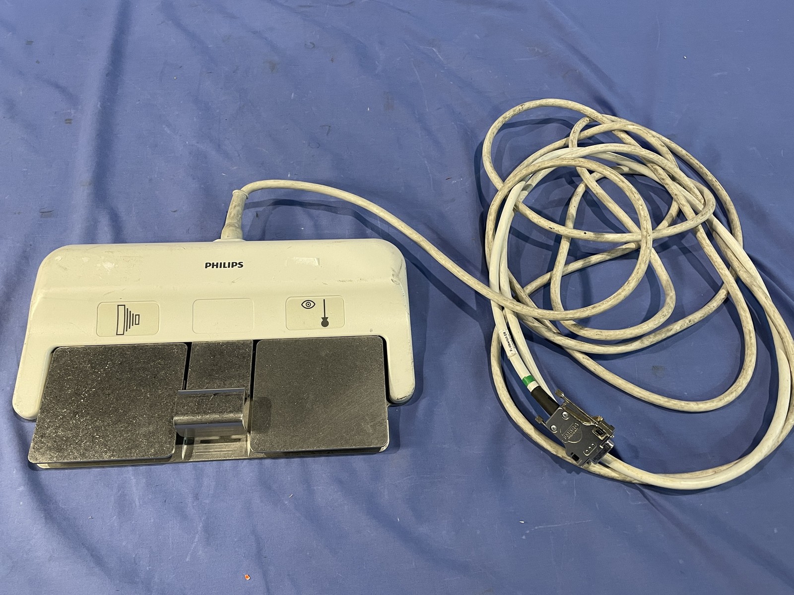 Philips MD 3P 6M Medical Footswitch Double Pedal