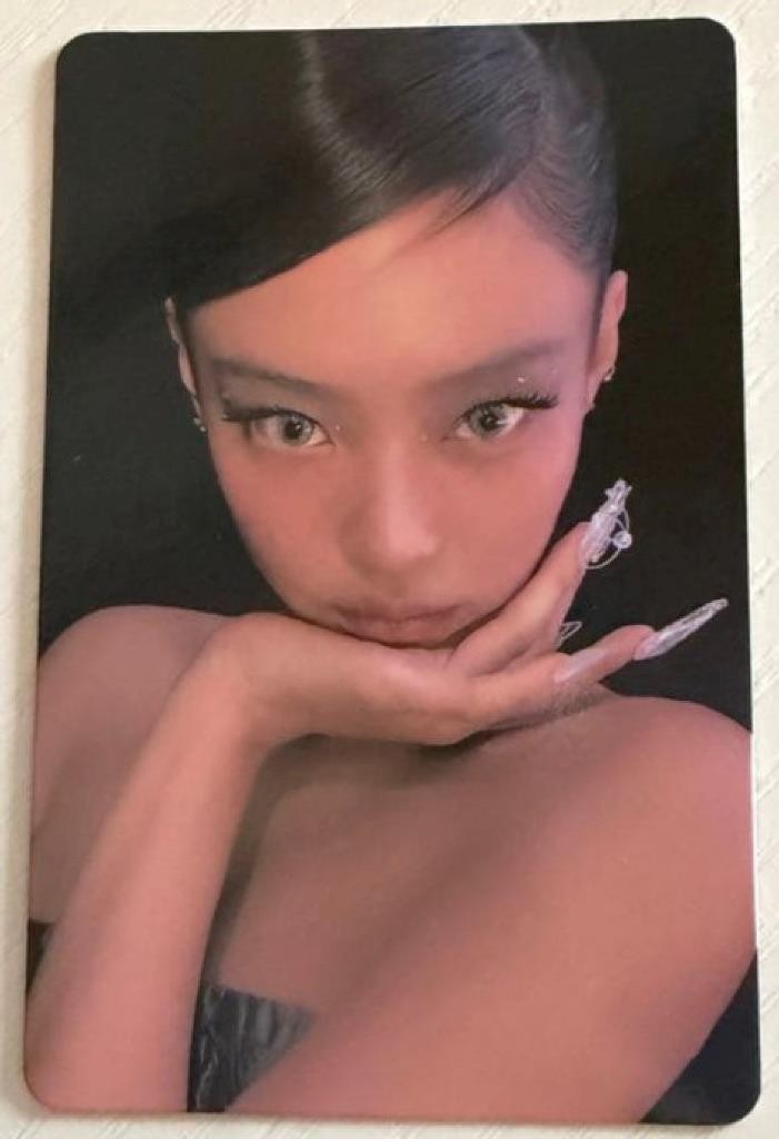 BLACKPINK JENNIE 3rd Mini Album "DEADLINE" Photo Card, SLIVER ver. 1 *