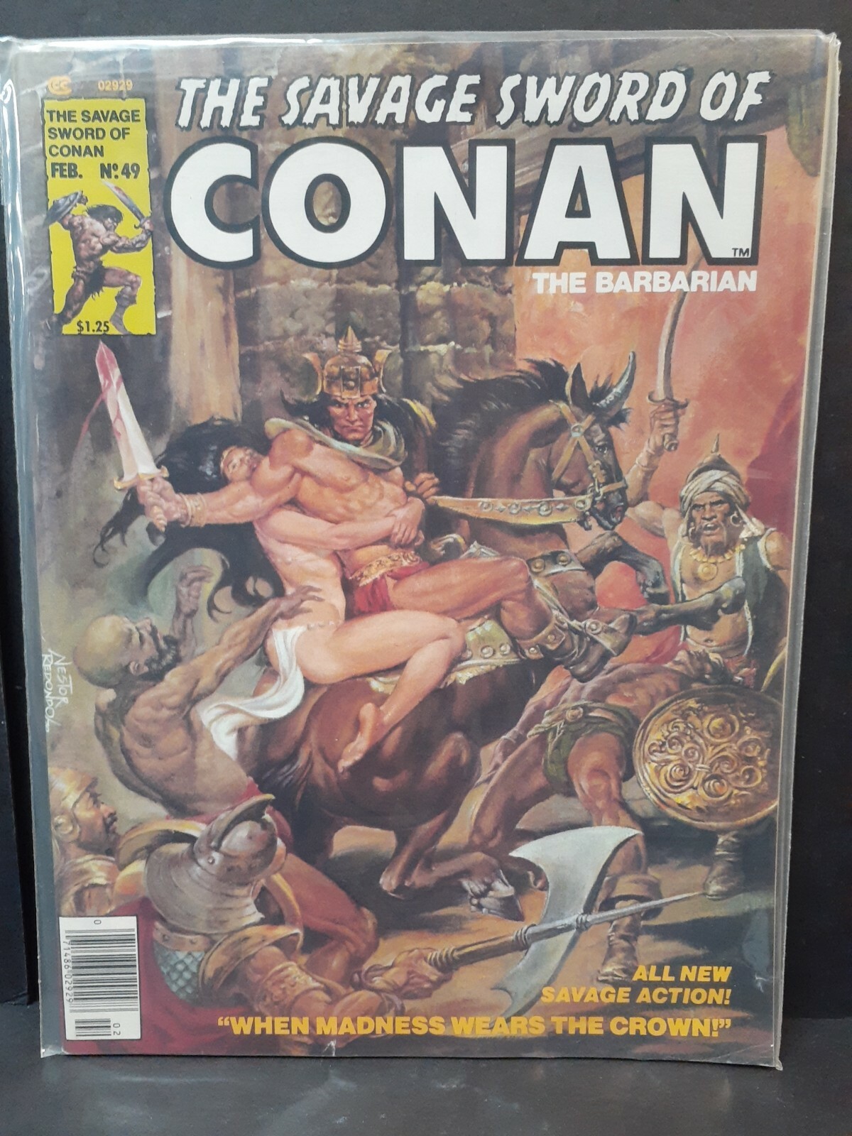 THE SAVAGE SWORD OF CONAN #49 (1979) MARVEL COMICS MAGAZINE NEWSSTAND