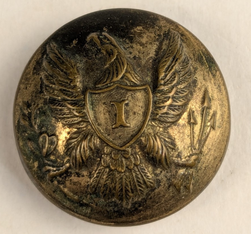 Civil War - Eagle Infantry Uniform Button Original - M2C