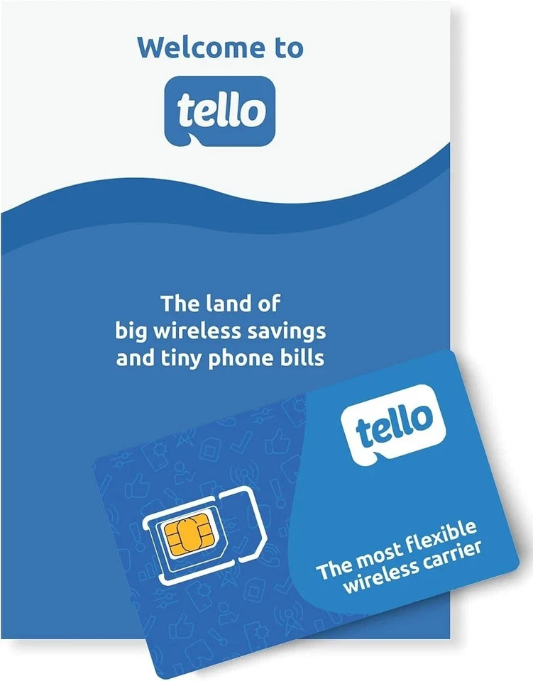 Tello eSIM, US Data, Unlimited Talk & Text + Free Calls to 60+ Countries USA