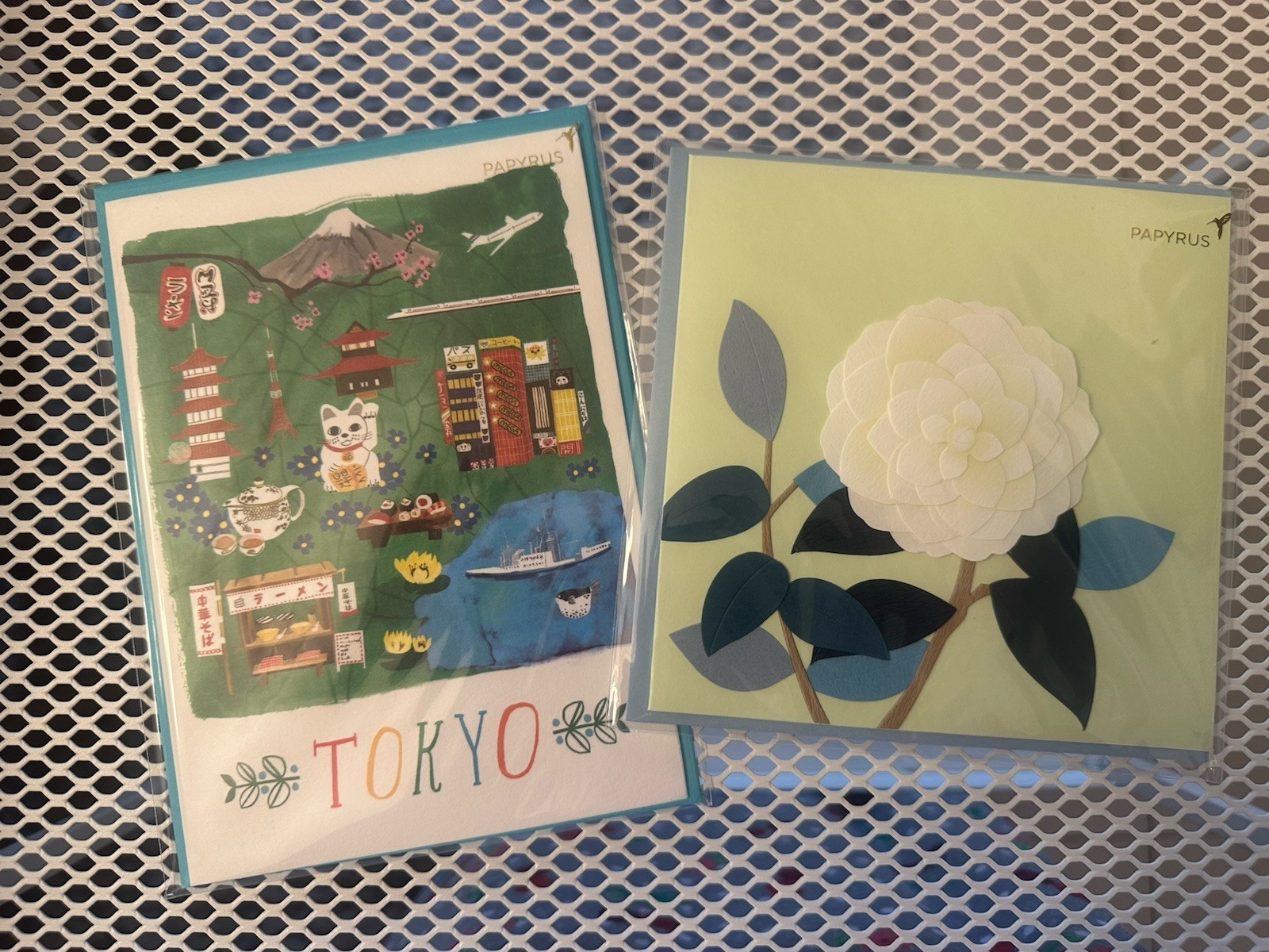 2 Papyrus Greeting Cards Lot BLANK ANY OCCASION