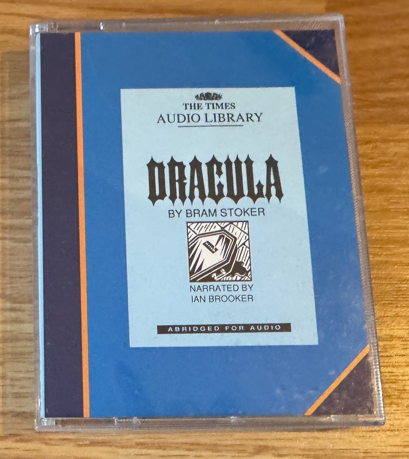 AUDIO BOOK Bram Stoker DRACULAR on 2 x Cassettes read by Ian Brooker