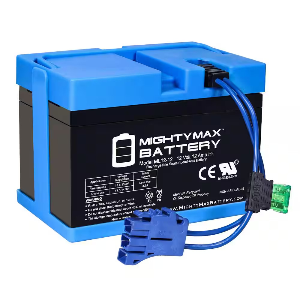 12-Volt 15AH Replacement Battery Compatible with Kid Trax Cat Bulldozer 12-Volt