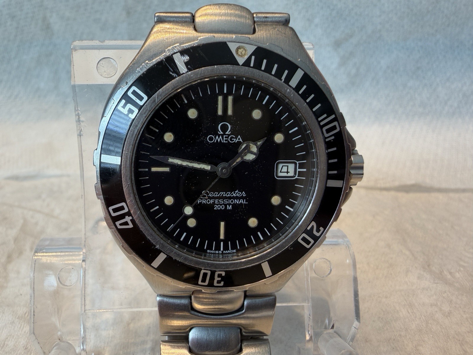 OMEGA Seamaster Professional 200M Diver Black Dial Stainless Steel Watch