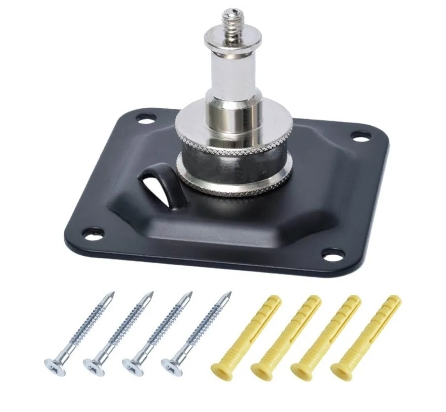 Fotoconic Wall Ceiling Mount Light Stand 5/8" Stud w/ 1/4" Thread, 4X Screw..298