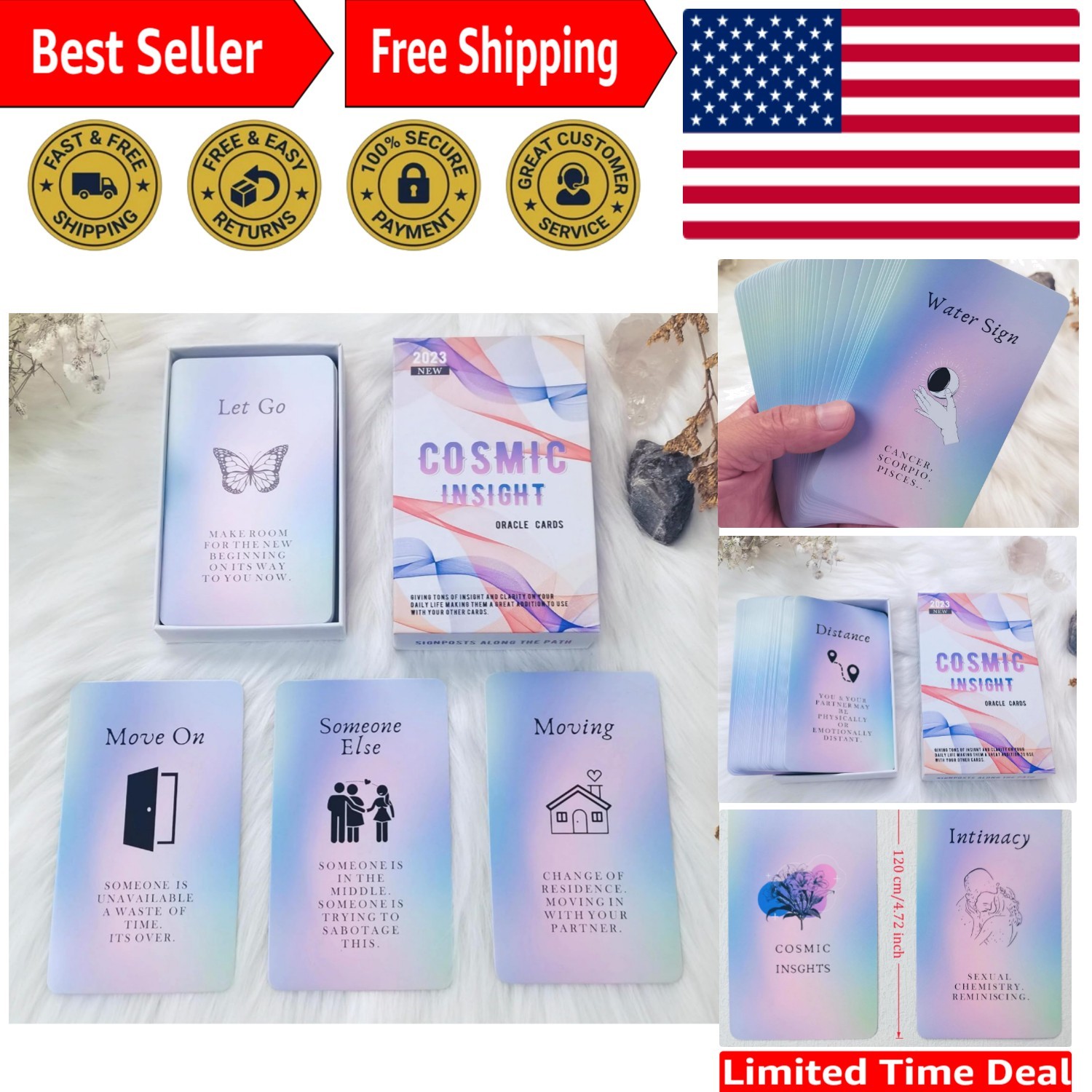 Intuitive Love Oracle Cards - 40 Messages to Transform Your Life and Love