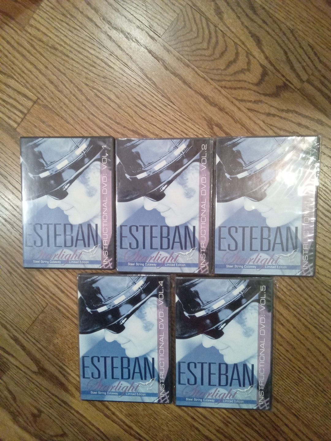  Esteban Starlight Guitar Instructional DVD Set Vol 1-5Volumes 2-5 Are Sealed