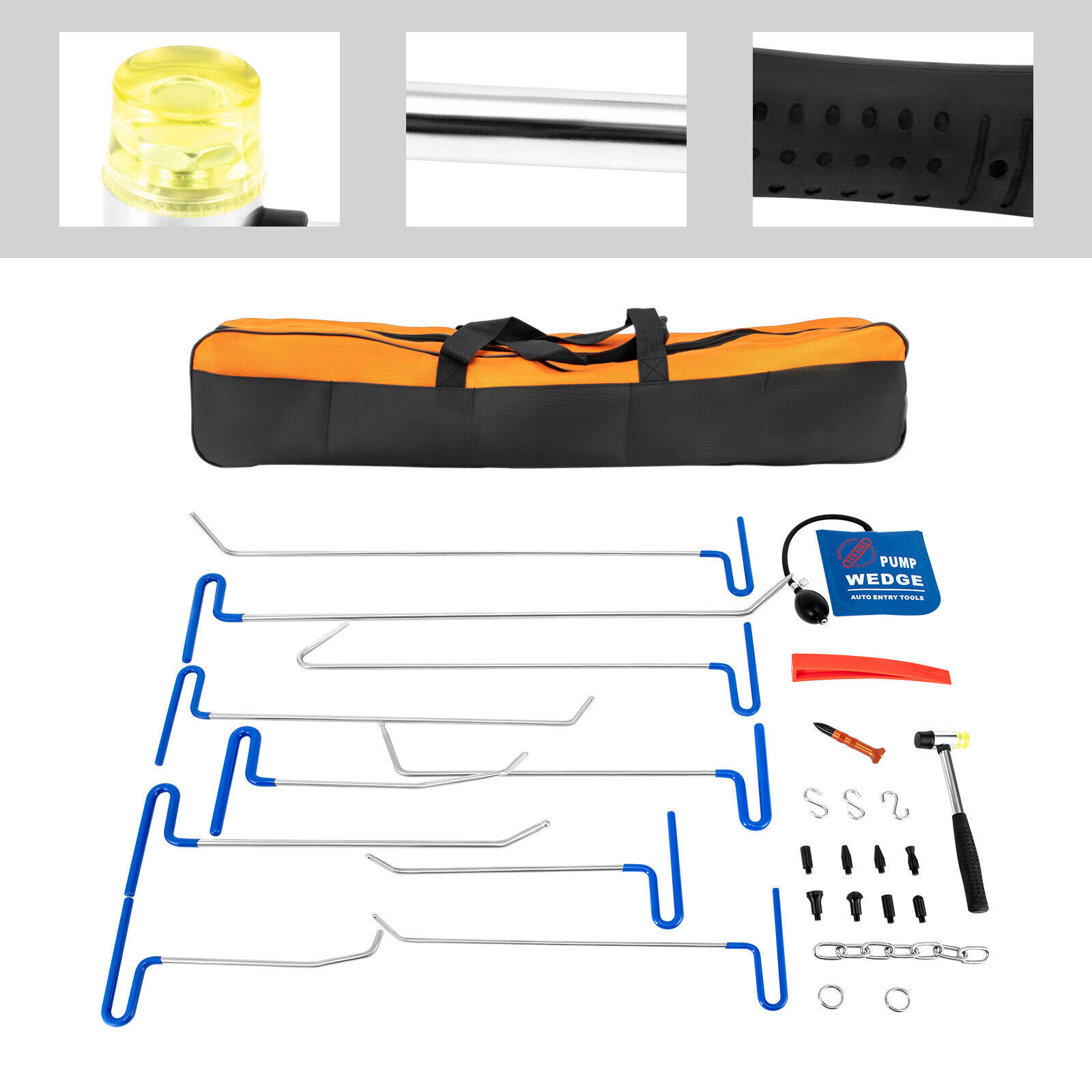 Car Push Puller Rods Tools Dent Paintless Repair Hammer Removal Door Repair kit