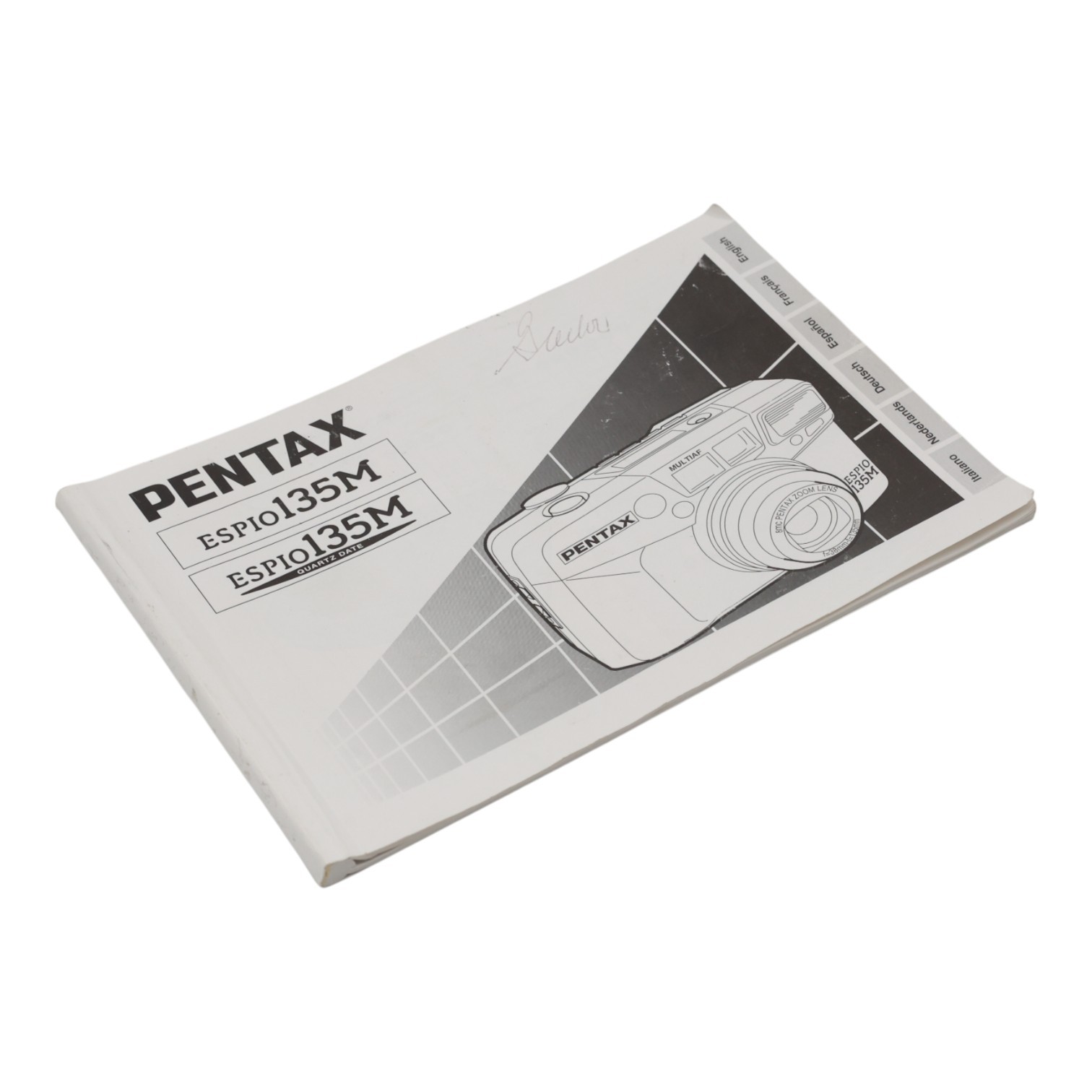 Asahi Pentax Espio 135M Quartz Date Manual