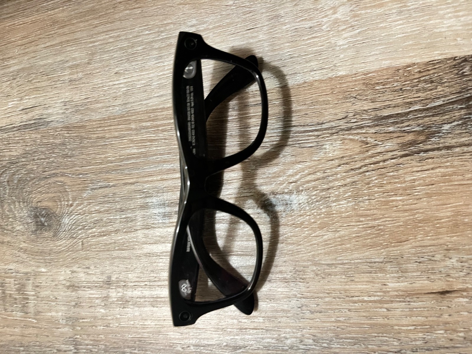 Ray-Ban Meta Headliner Gen1 AI Smart Glasses, Shiny Black, Clear Lenses