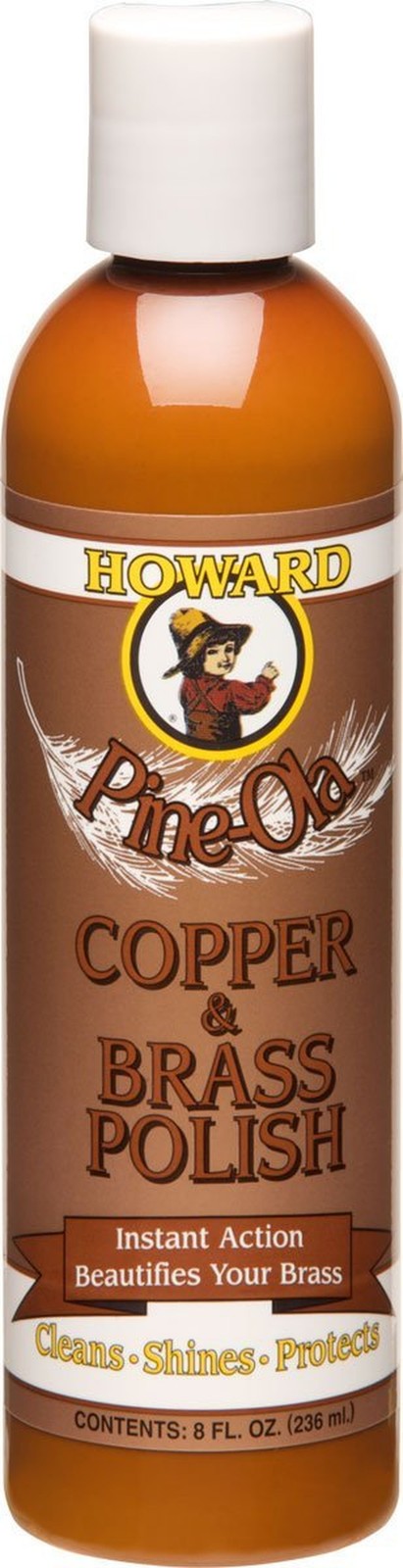 Howard Products Howard CB0008 Pine-Ola Copper and Brass Polish, 8-Ounce