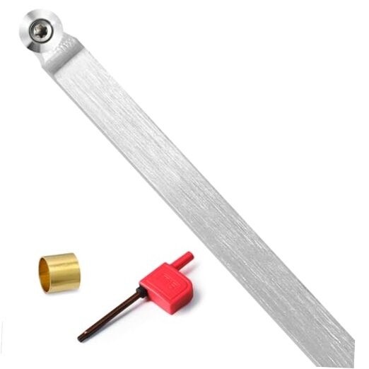 10 Inches Wood Turning Tool Carbide Tipped Lathe Chisel Finisher Tool Bar With 