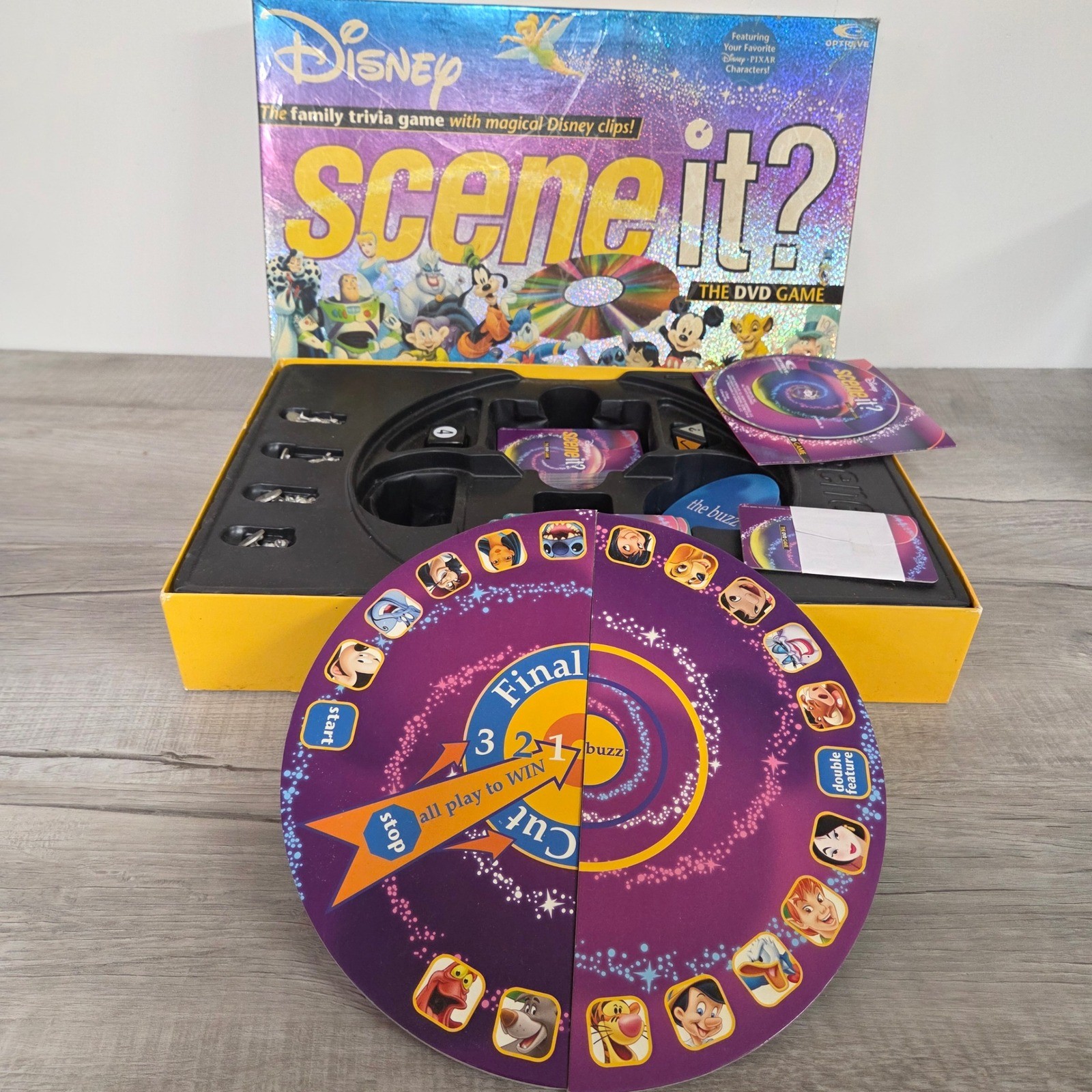 Disney Scene It DVD Trivia Game 2004 Mostly Complete Missing Some Cards