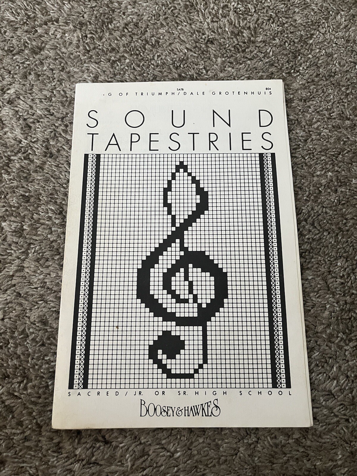 Sound Tapestries Vintage Sheet Music Boosey Hawkes