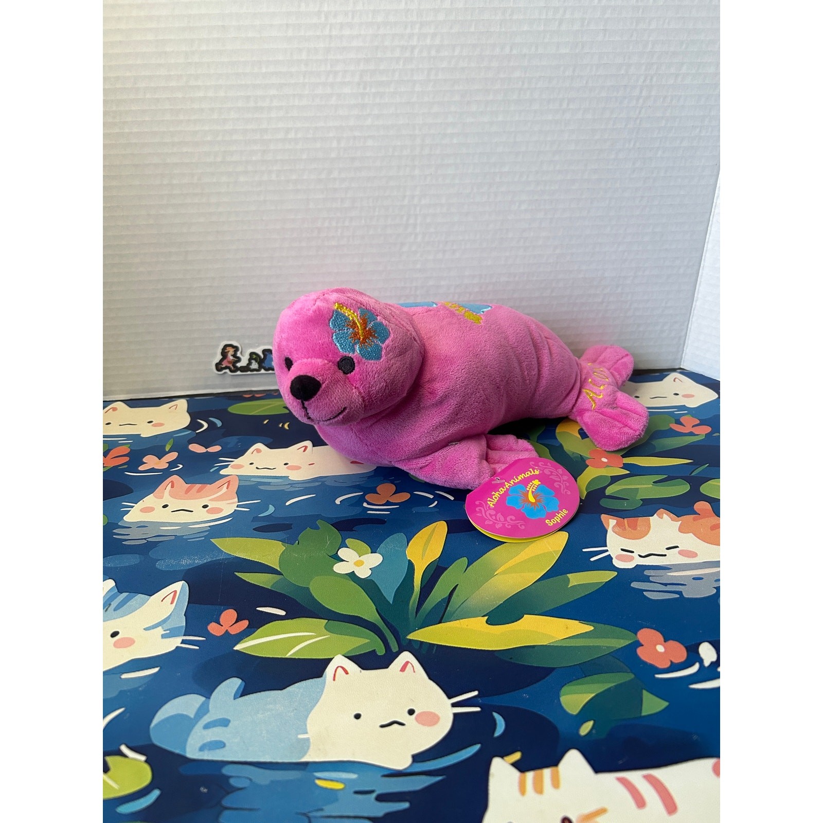 Aloha Animals Pink Seal Sophie Plush Stuffed Toy Doll