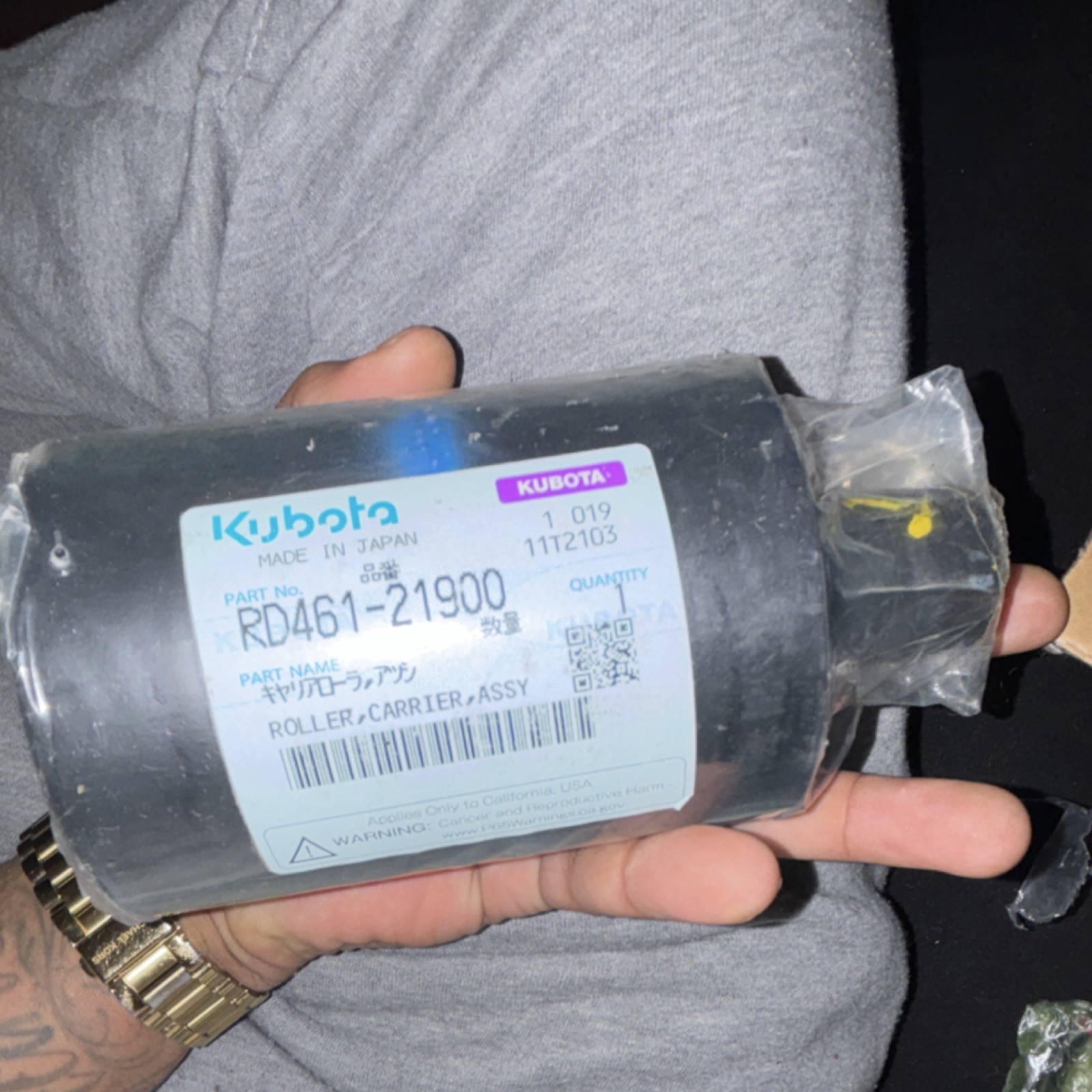 Roller Carrier Assy For Kubota Excavator RD461-21900 Replacement Part