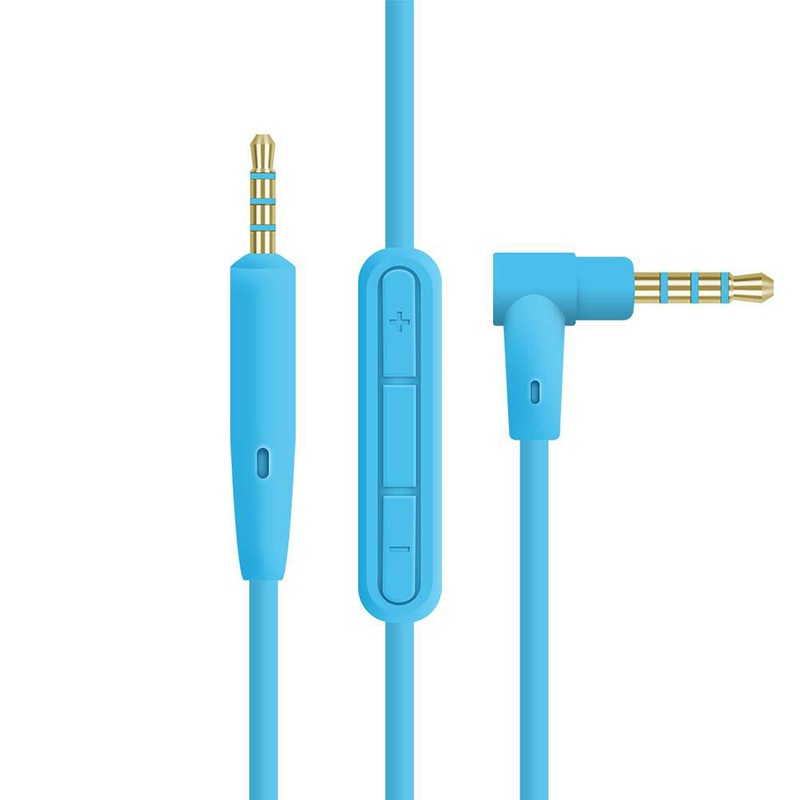 1.4m Copper Line Earphone Cable With Microphone For BOSE QuietComfort QC25 Blue