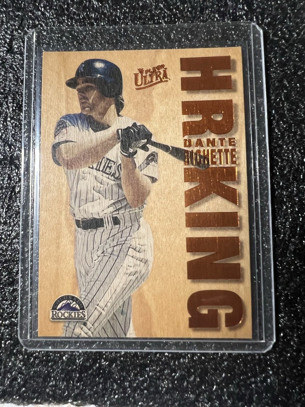 96 Fleer Ultra H.R. King Insert Dante Bichette #2 Colorado Rockies Baseball Card