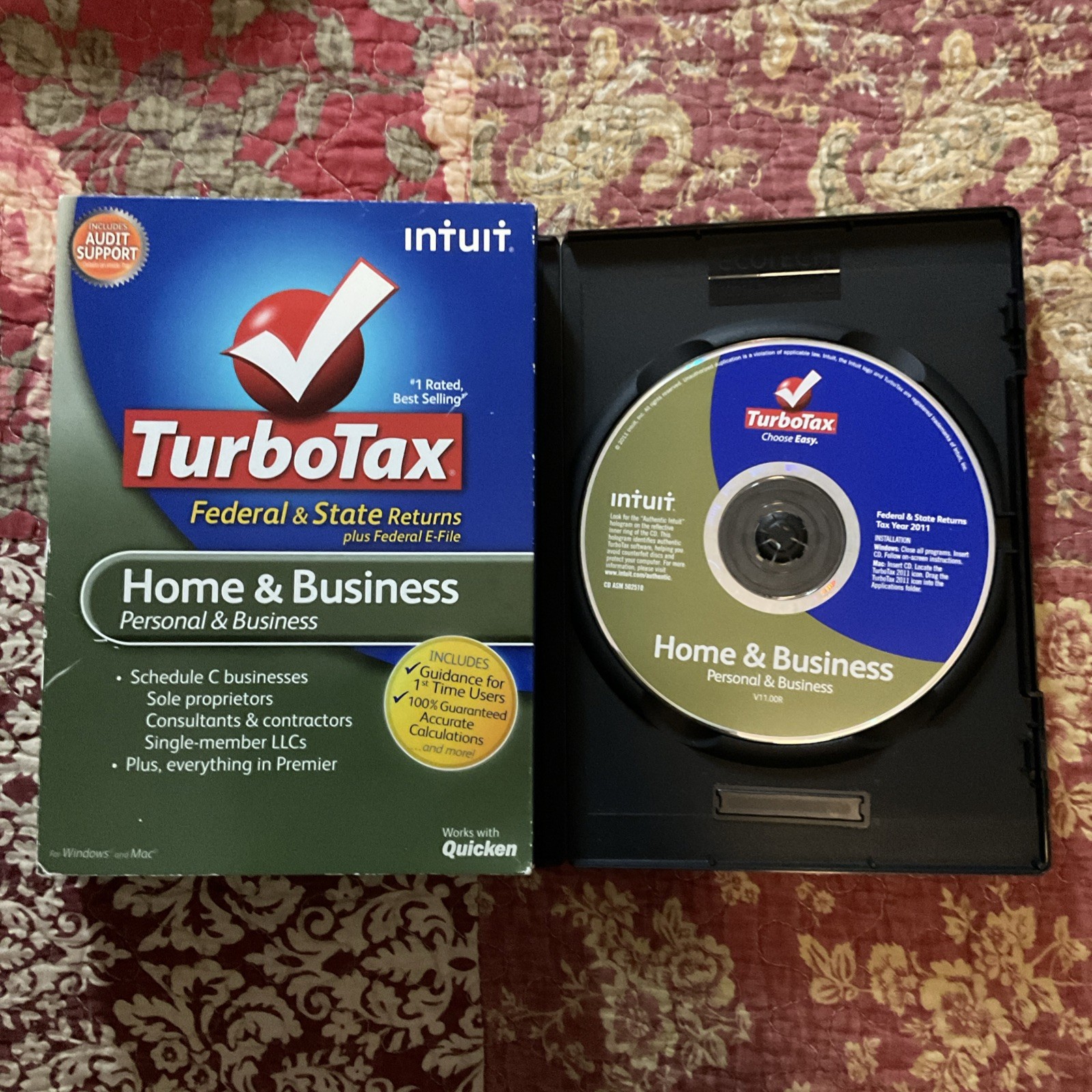 TurboTax 2011 Home & Business Federal & State Returns for Windows and Mac