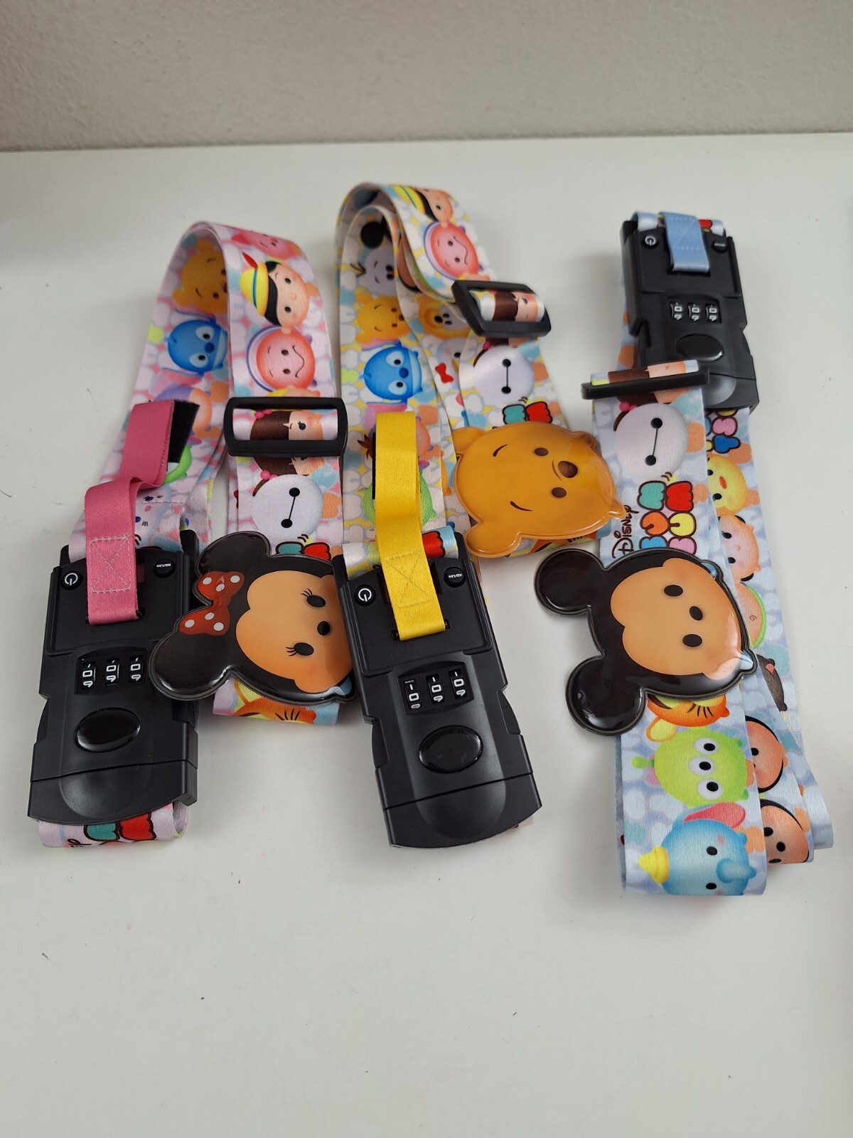 Disney Luggage belt suitcase strap Lock tsumtsum Winnie The Pooh  Minnie Mickey