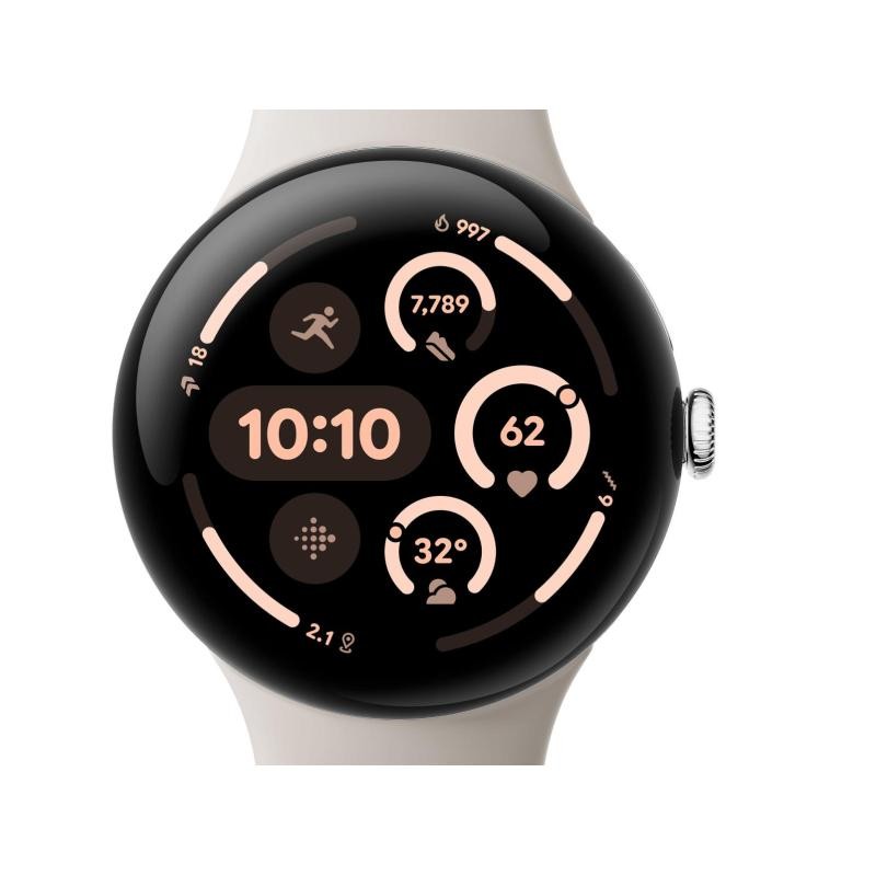 Google Pixel Watch 3 AMOLED Digital Touch Screen Wi-Fi GPS (Satellite)
