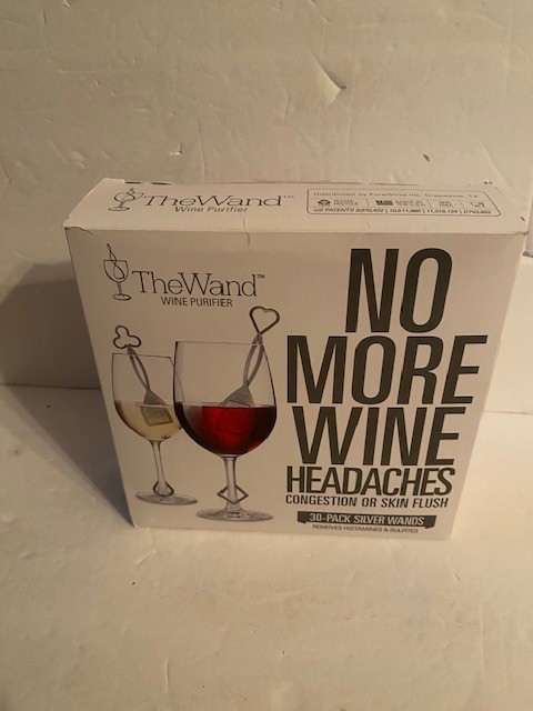 The Wand Wine Purifier No More Wine Headaches 29 Single Use Wands