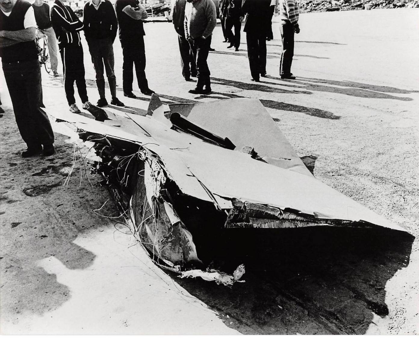 Press Photo. ALE10863. Approximately 26x18 CM. 1985. Disaster. Plane. Air India