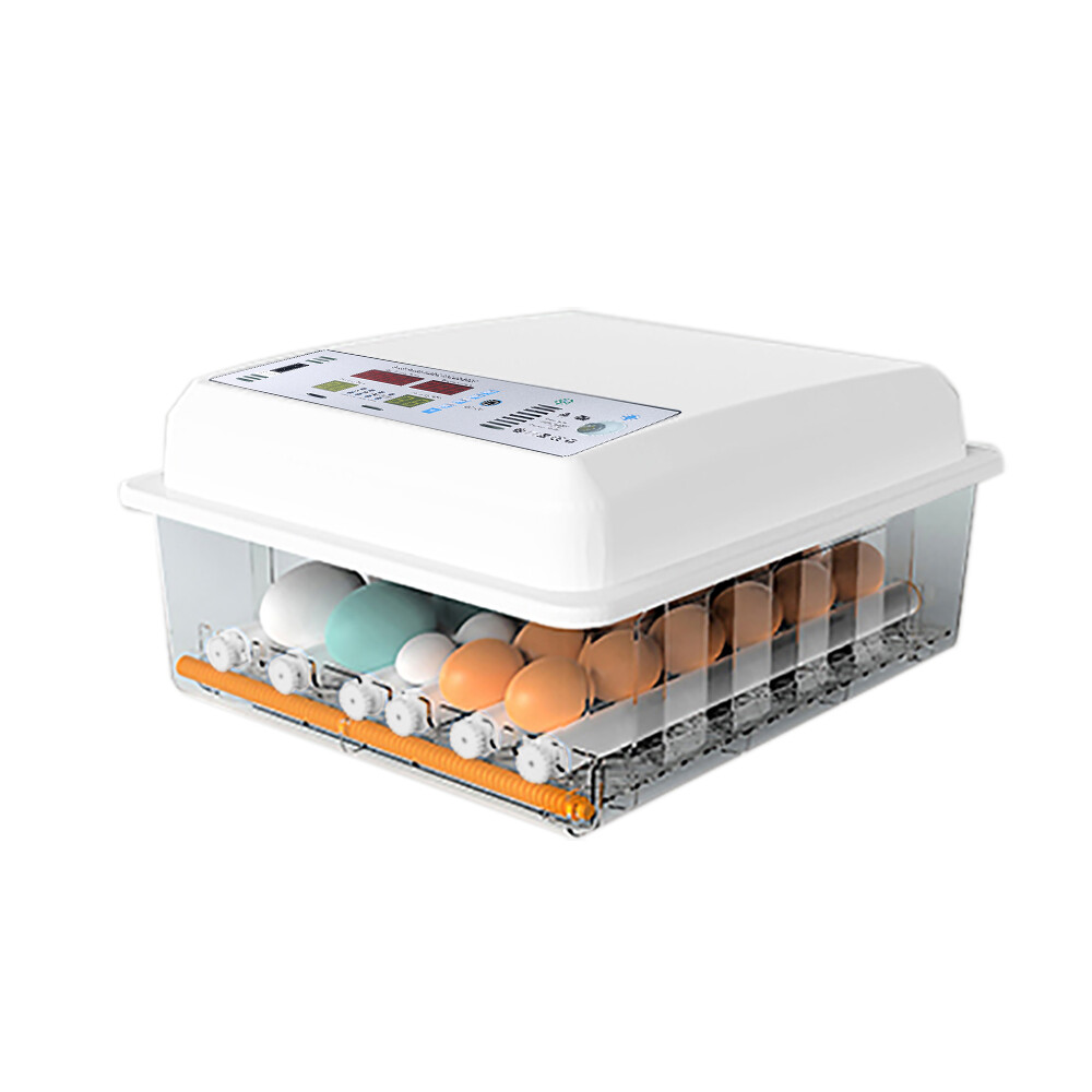 64 Eggs Incubator Digital Automatic Turning Hatcher Chicken Temperature Control